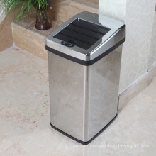 Quadrilateral Metal Sensor Waste Bin for Hotel/Office/Hall (B-30LB)